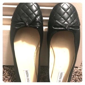 Black Steve Madden ballet flats